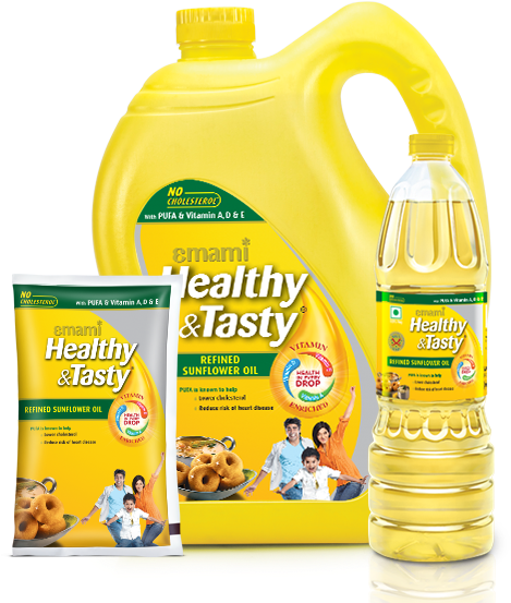 Emami Healthyand Tasty Sunflower Oil Products