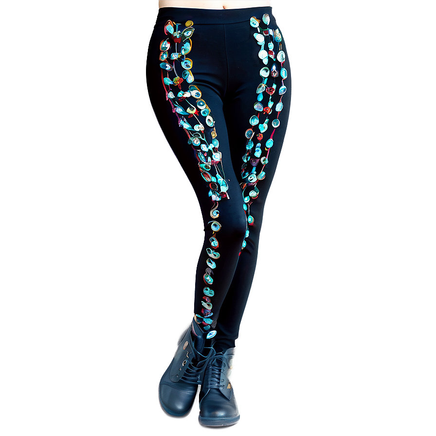 Embellished Leggings Png Htu39