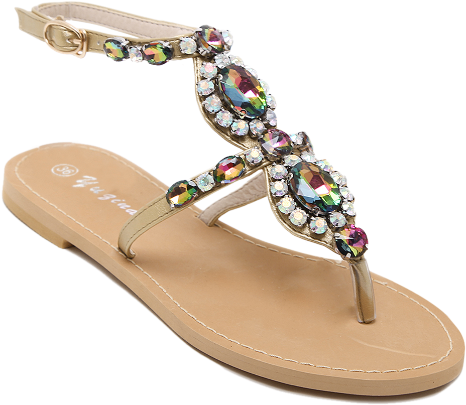 Embellished Thong Sandal