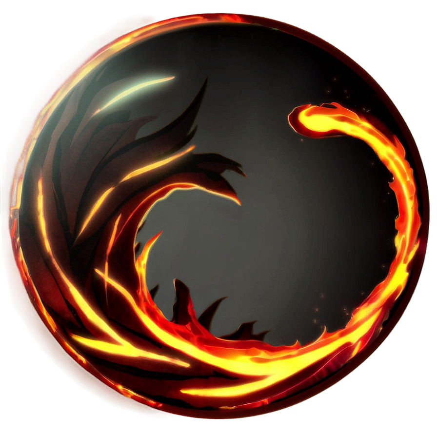 Ember Glow Anime Fire Png Ejx