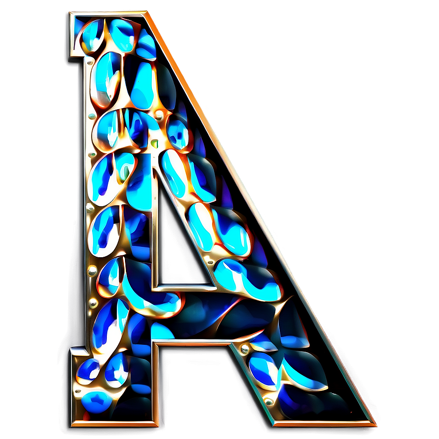 Embossed Letter A Png Hga