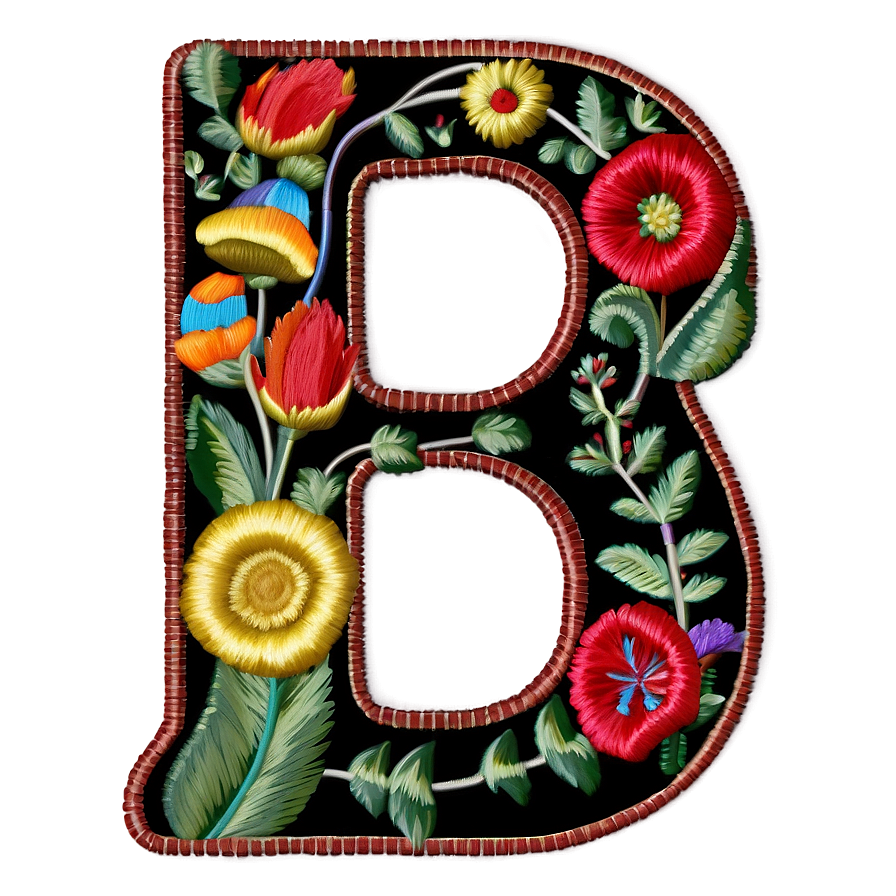 Embroidered Alphabet Png Sho