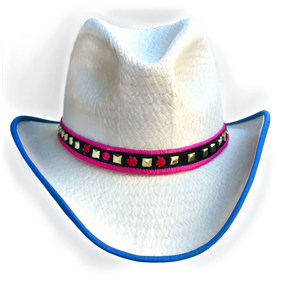 Embroidered Cowgirl Hat Png 06132024