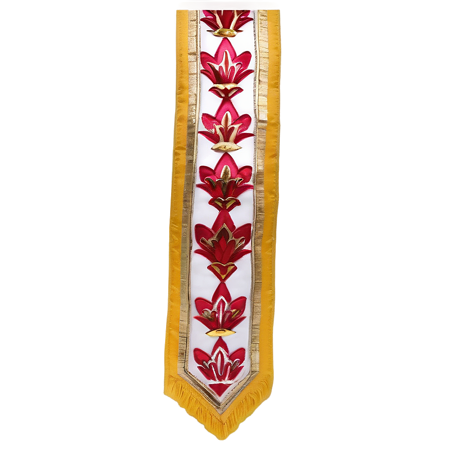 Embroidered Sash Png 06272024