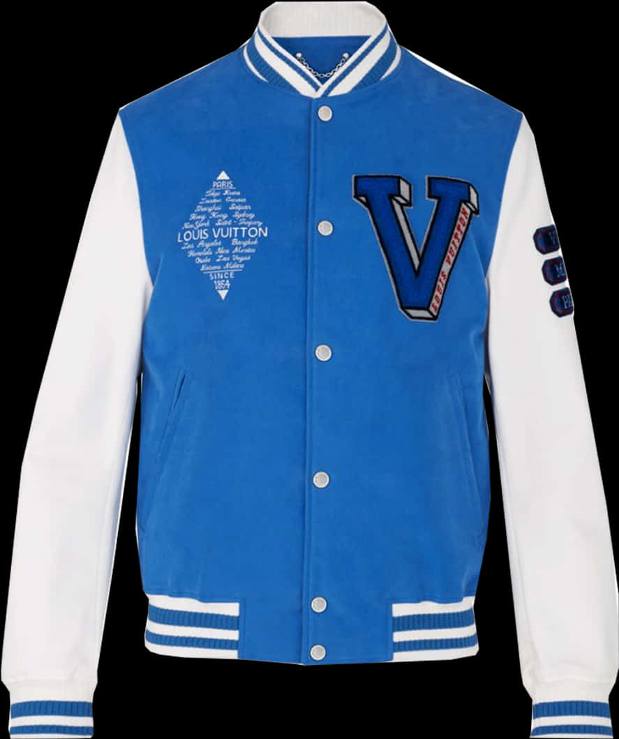 Embroidered Varsity Jacket Louis Vuitton , Png Download - Louis Vuitton College Jacket, Transparent Png PNG with transparent background