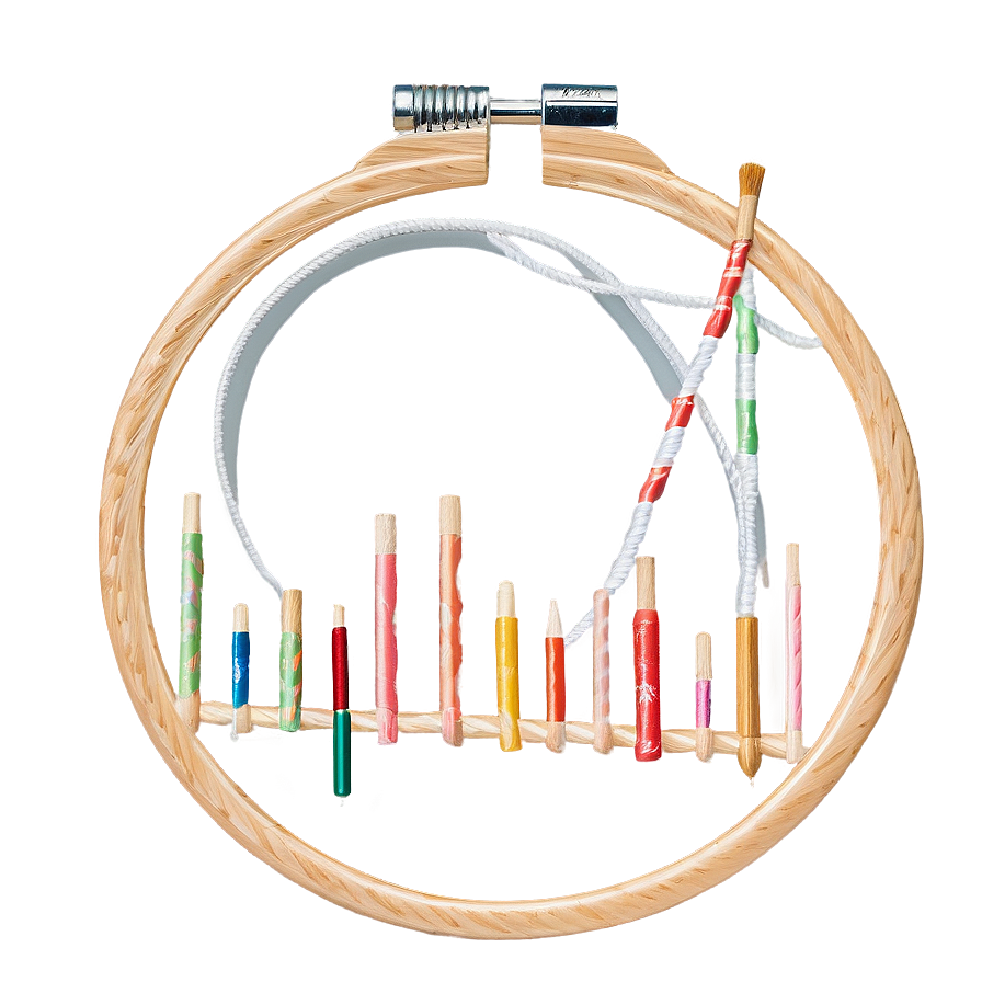 Embroidery Hoop Art PNG 06262024 PNG with transparent background