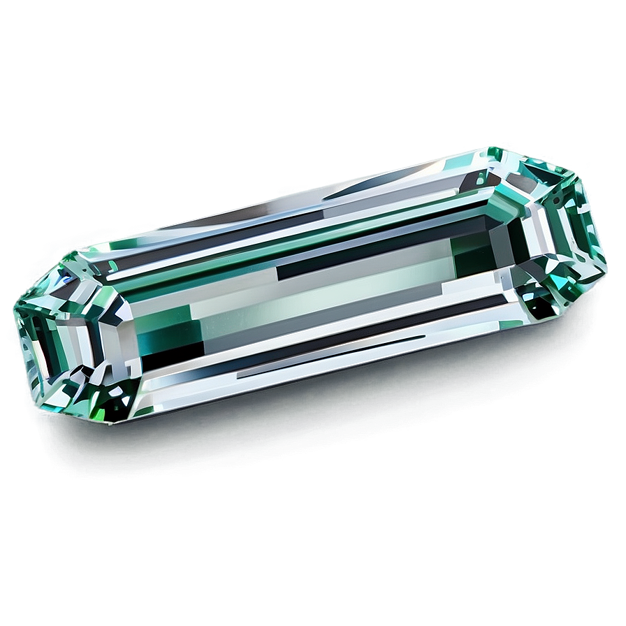 Emerald Cut Diamonds Png 05242024