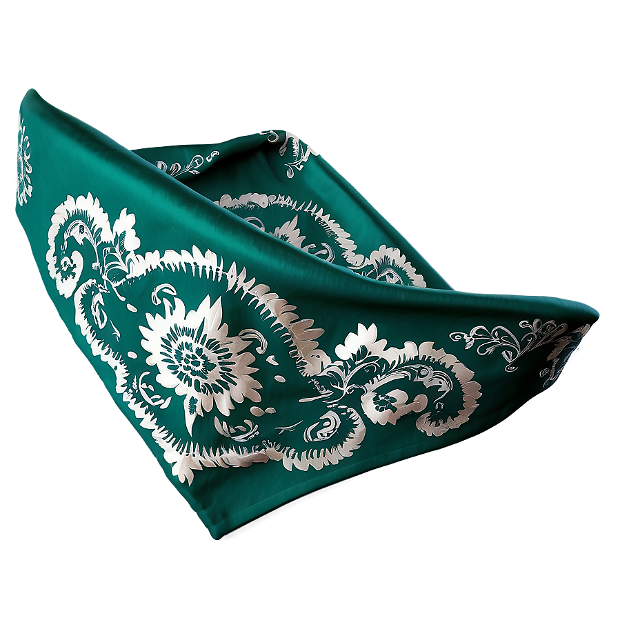 Emerald Green Bandana PNG uhd PNG image with a transparent background, free high-resolution download