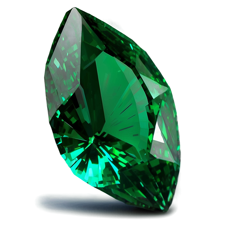 Emerald Green Gemstone PNG nhm PNG with transparent background
