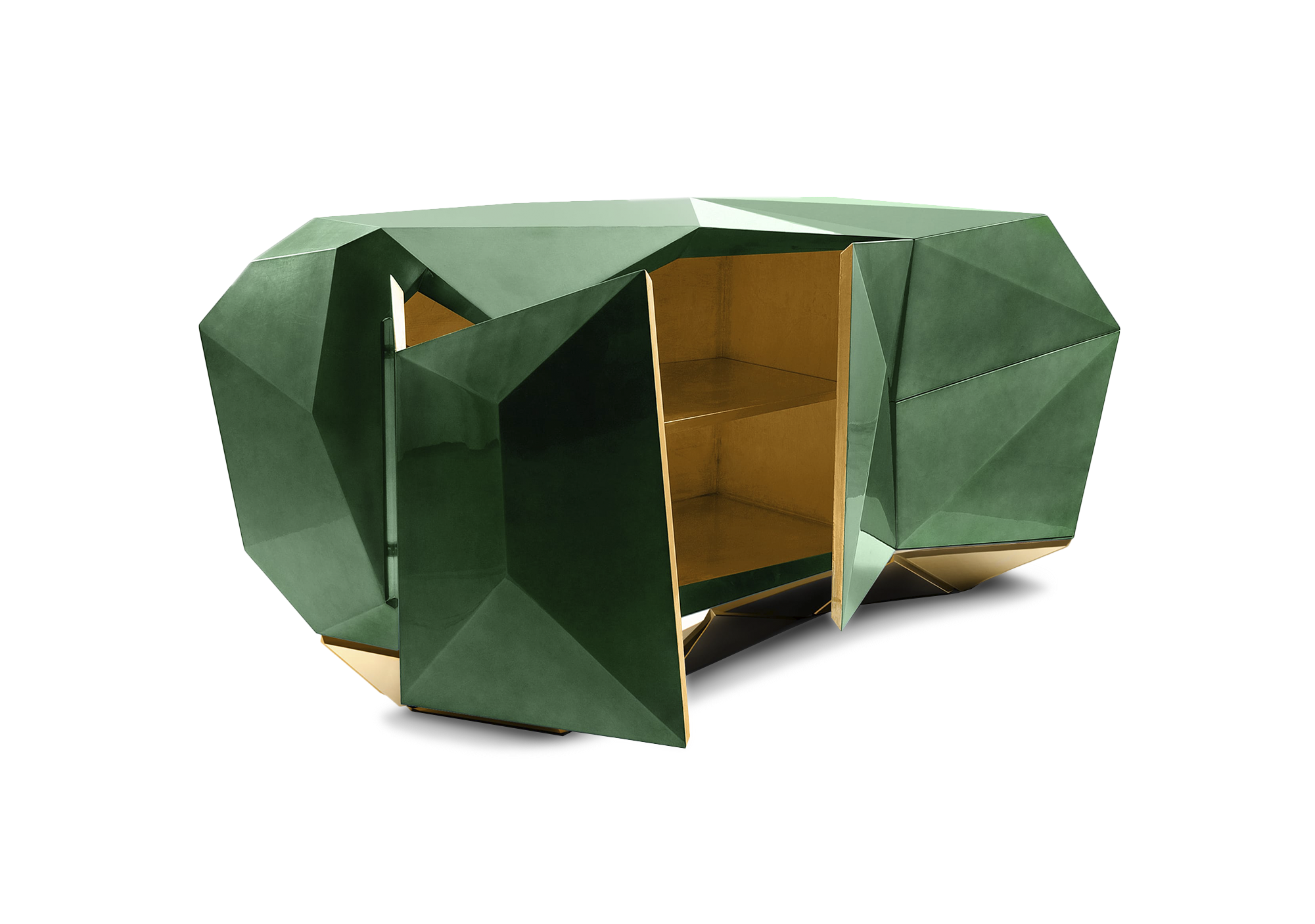 Transparent Diamon Png - Emerald Sideboard Boca Do Lobo, Png Download PNG with transparent background