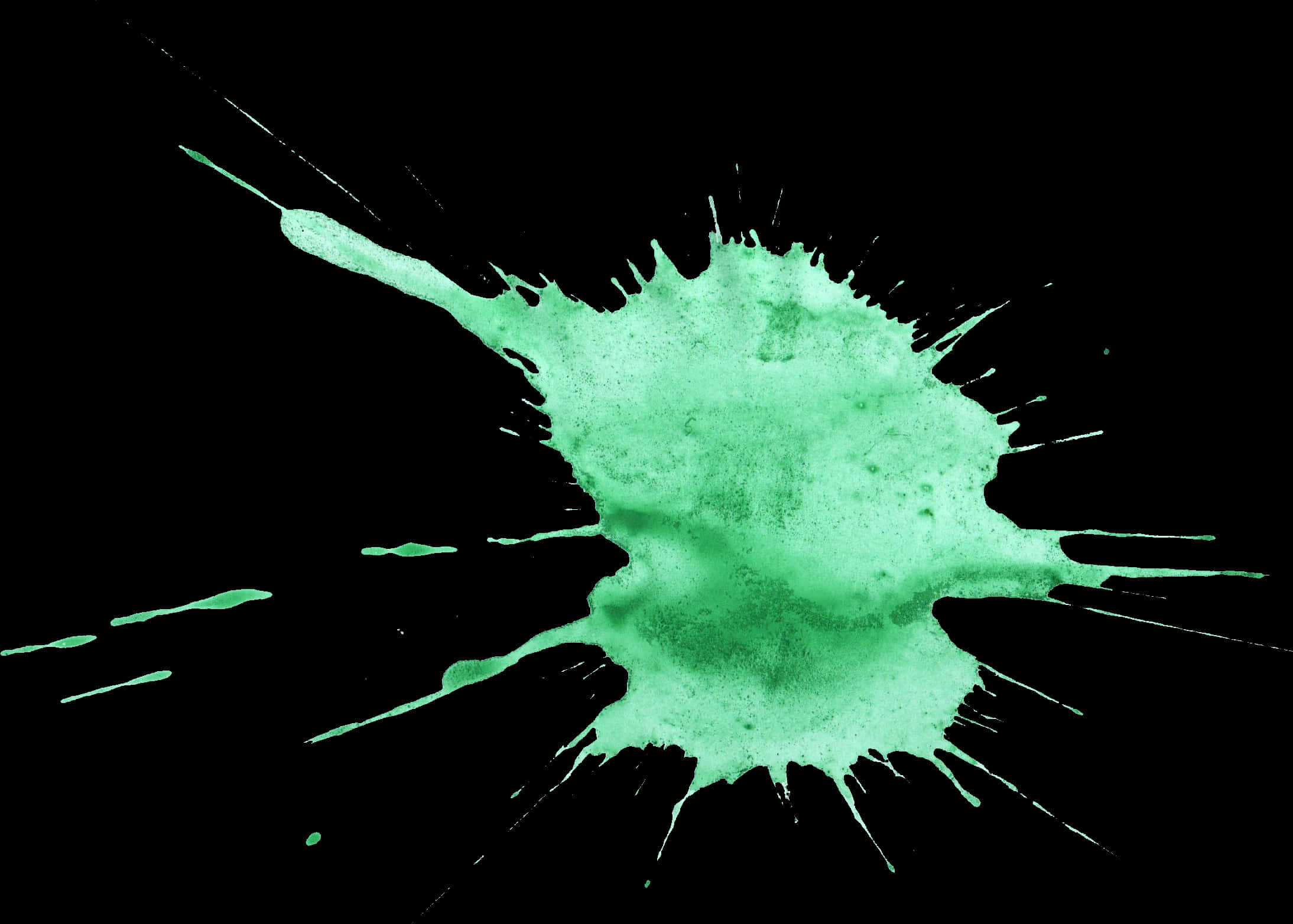 Green Watercolor Splashes Png, Transparent Png PNG with transparent background