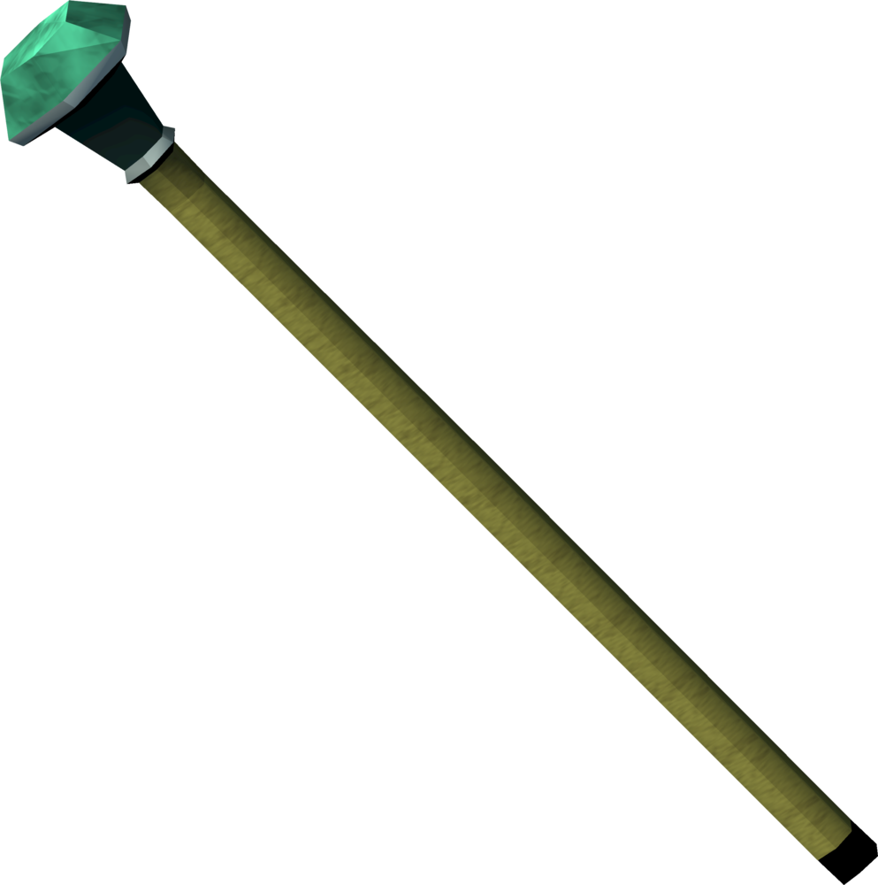 Emerald Tipped Spear3 D Render