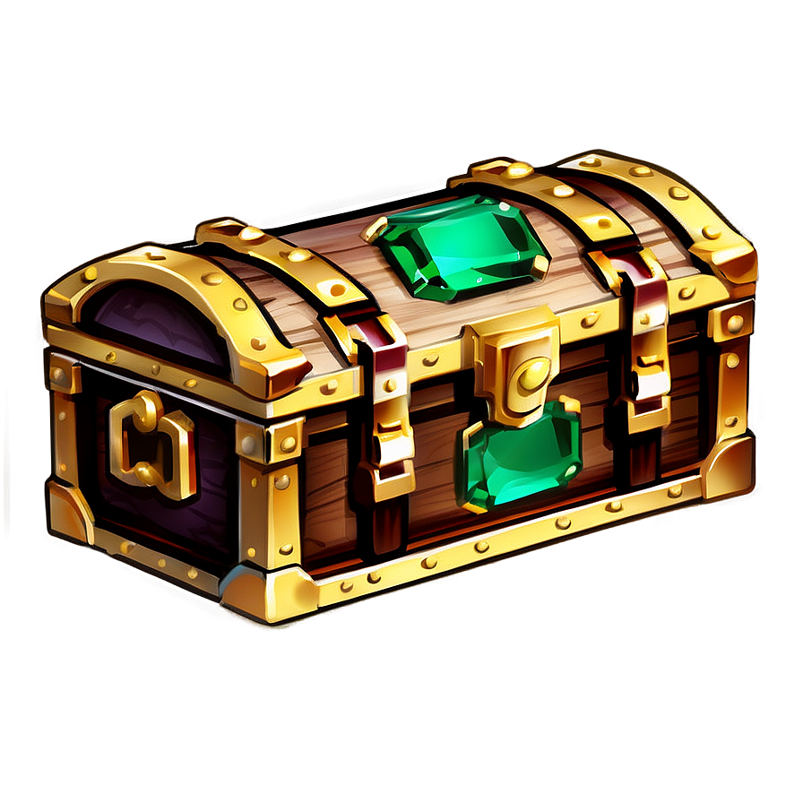 Emerald Treasure Chest Png Oro32