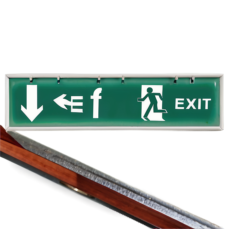 Emergency Exit Sign Png 05242024