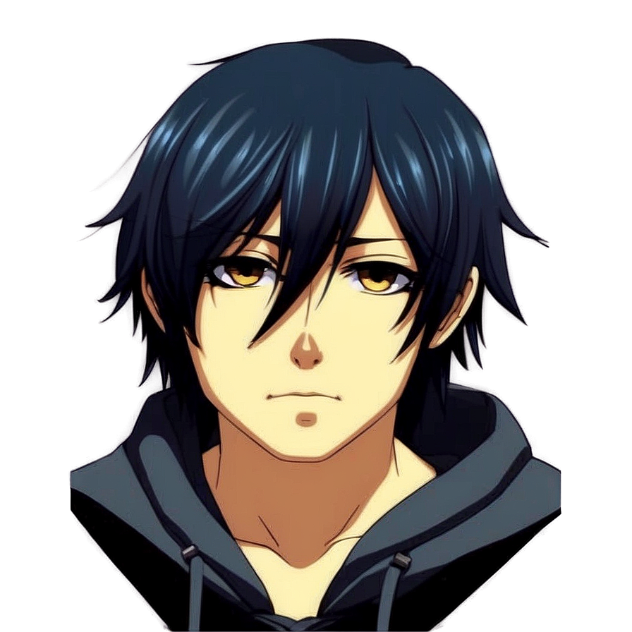 Emo Anime Character PNG 05212024 PNG with transparent background