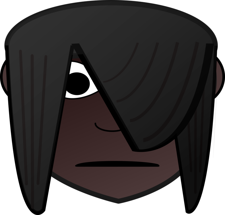 Emo Cartoon Character Expression