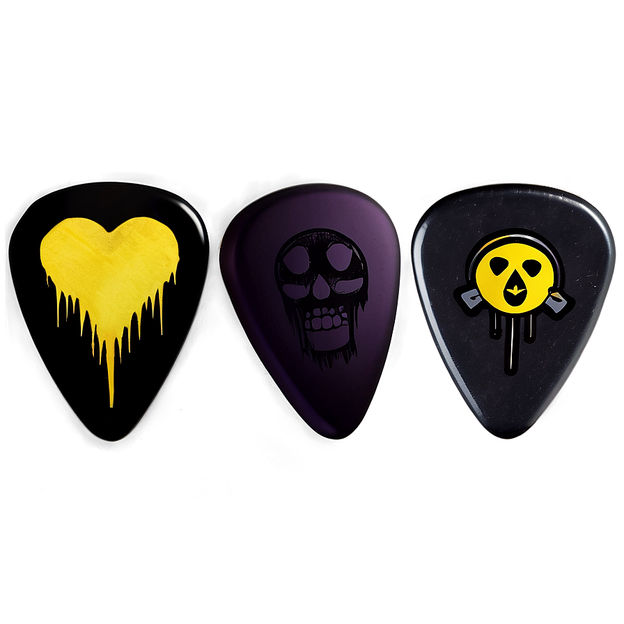 Emo Guitar Pick Png 05212024