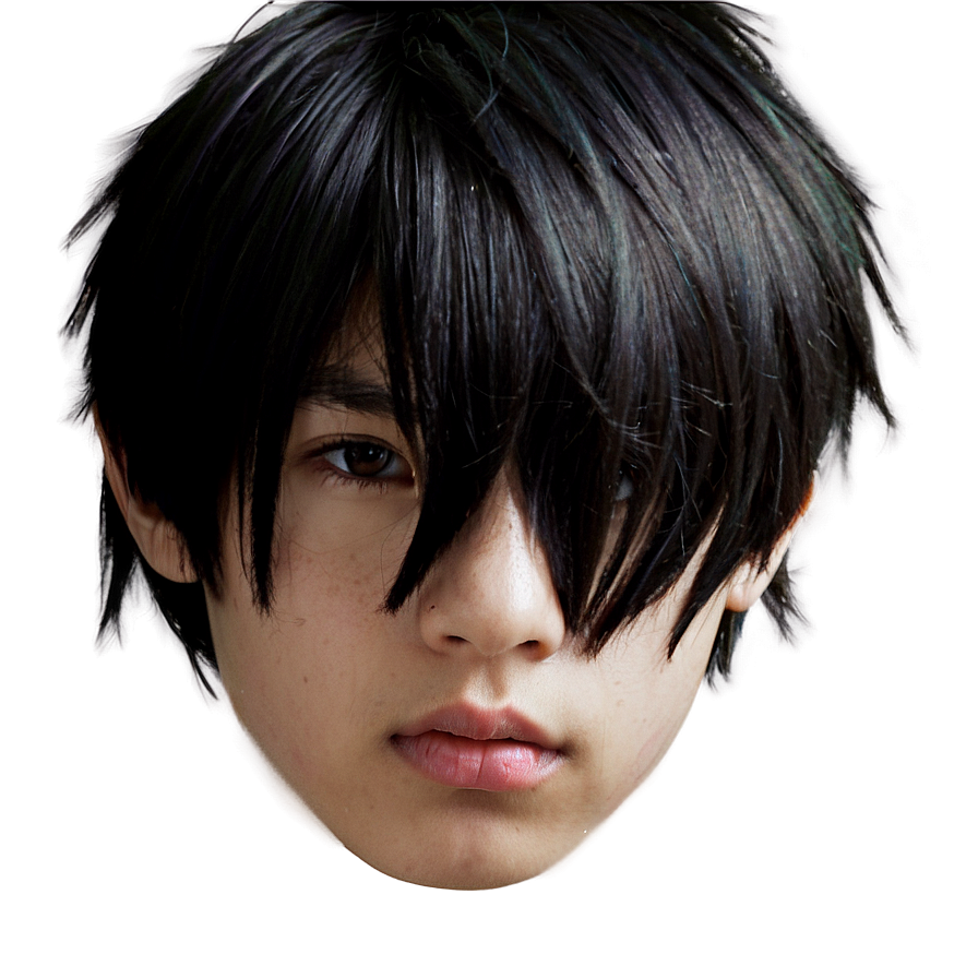 Emo Hair for Boys PNG wui50 PNG image with a transparent background, free high-resolution download