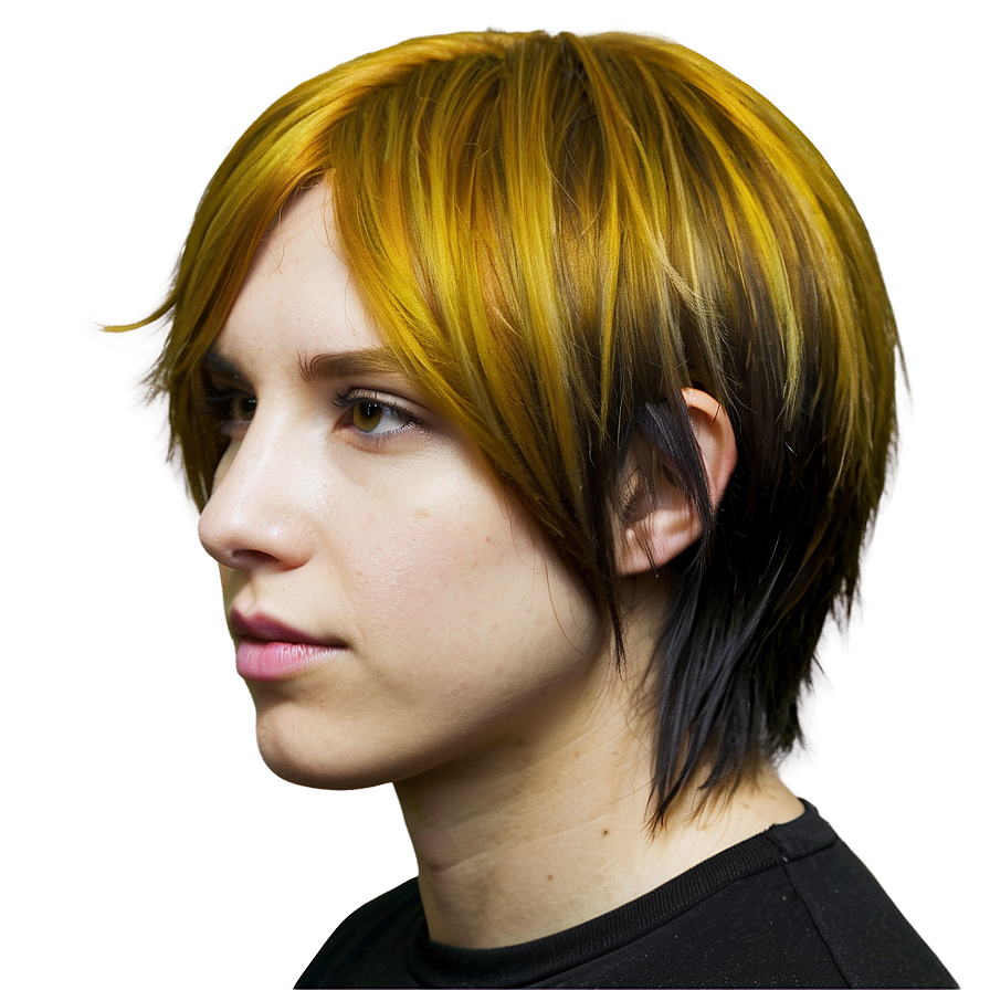 Emo Hair Style PNG 11 PNG image with a transparent background, free high-resolution download