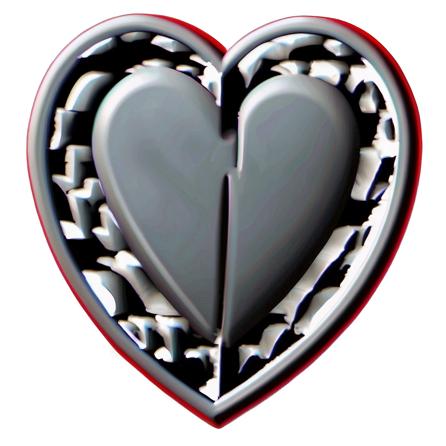 Emo Heart Symbol PNG 05212024 PNG with transparent background