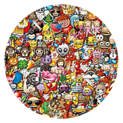 Emoji Collage Circle