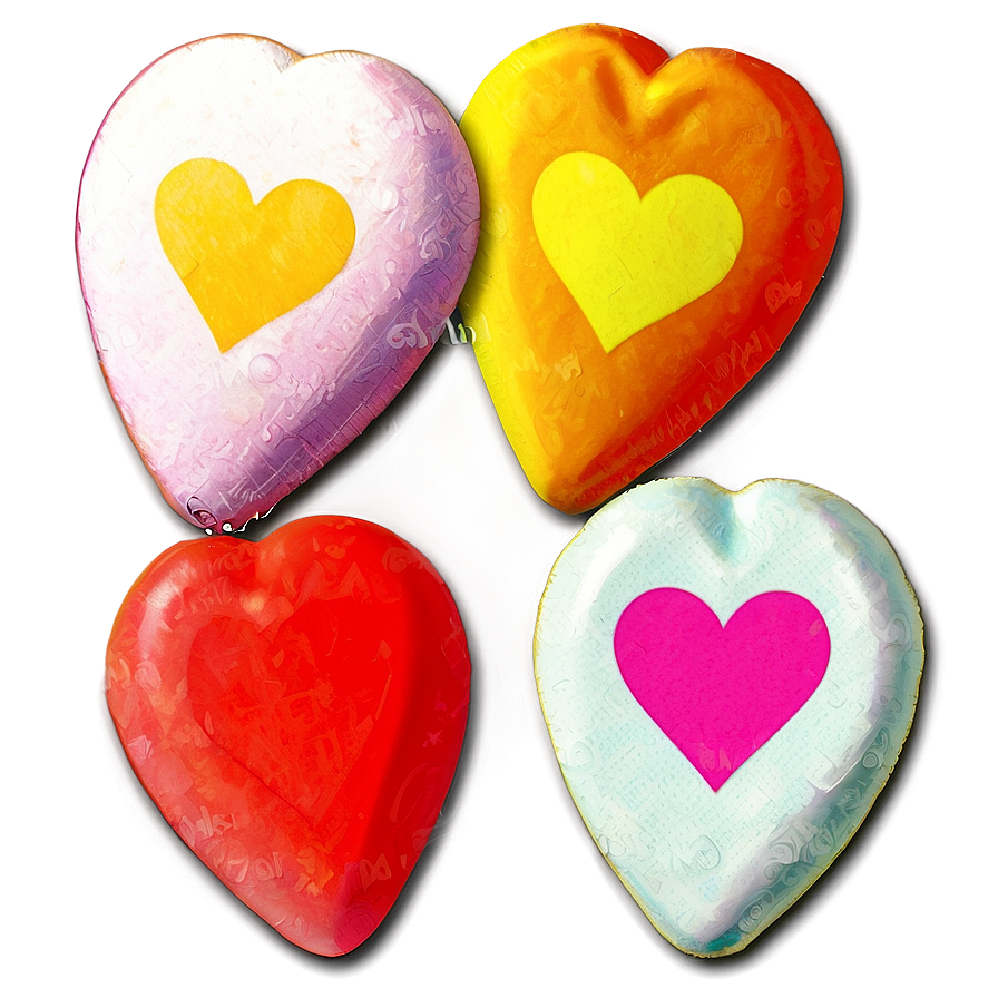 Emoji Conversation Hearts Png 06282024