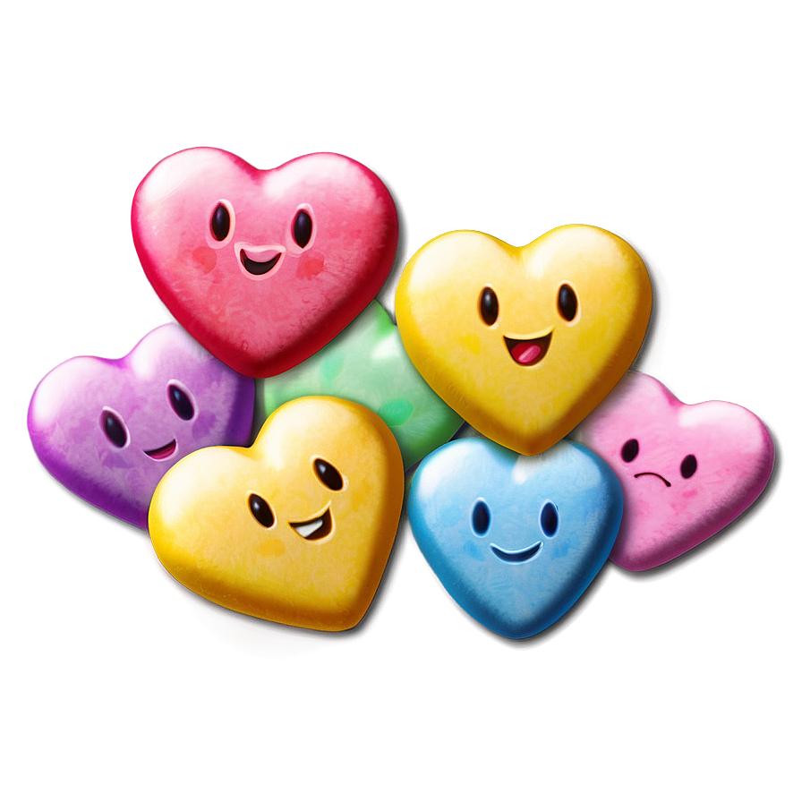 Emoji Conversation Hearts Png 92