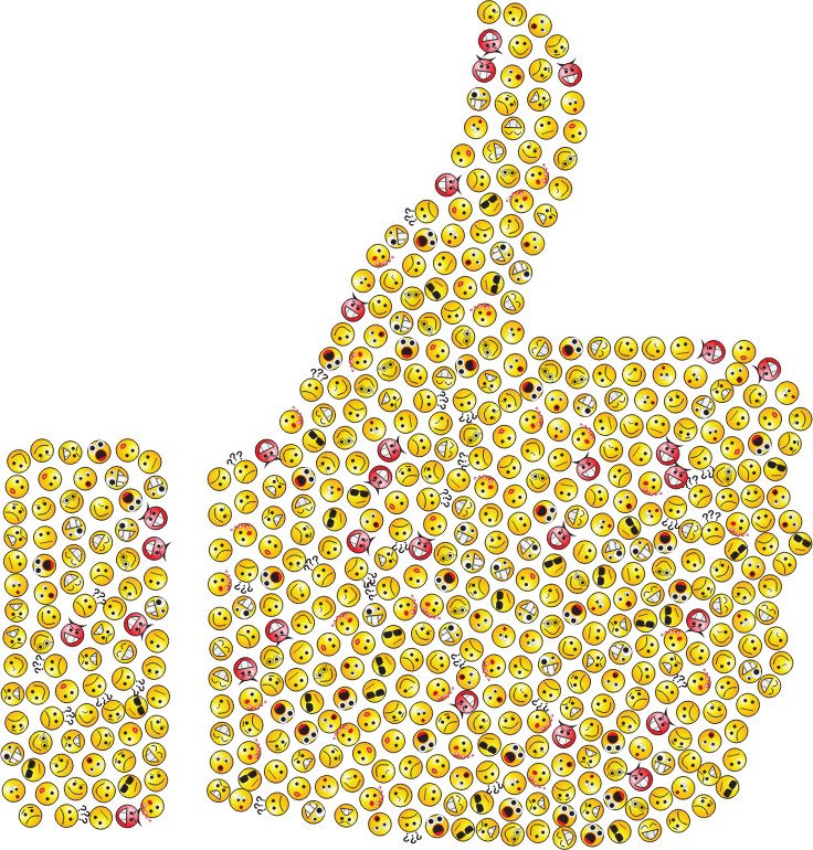 Emoji Mosaic Thumbs Up