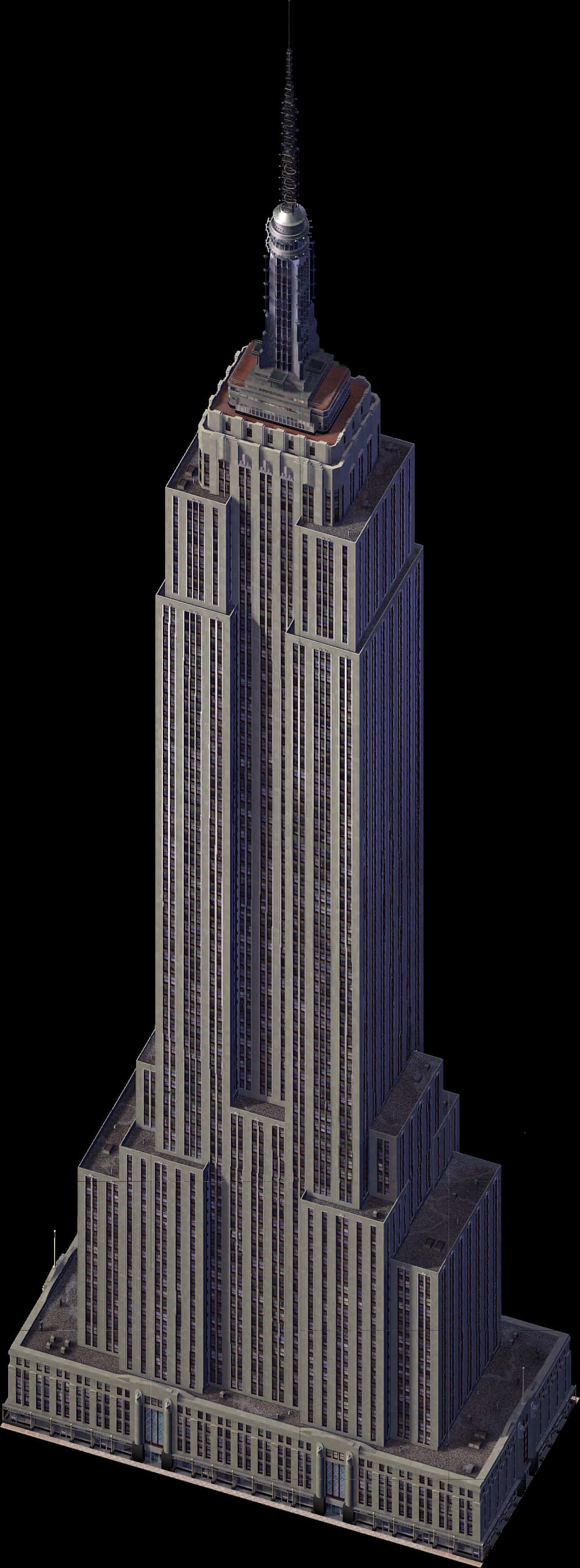 Empire_ State_ Building_ Night_ View PNG image with a transparent background, free high-resolution download
