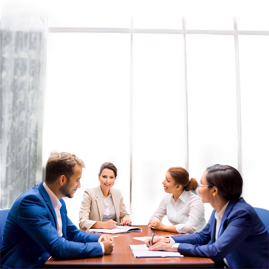 Employee Brainstorming Session PNG dih25 PNG with transparent background