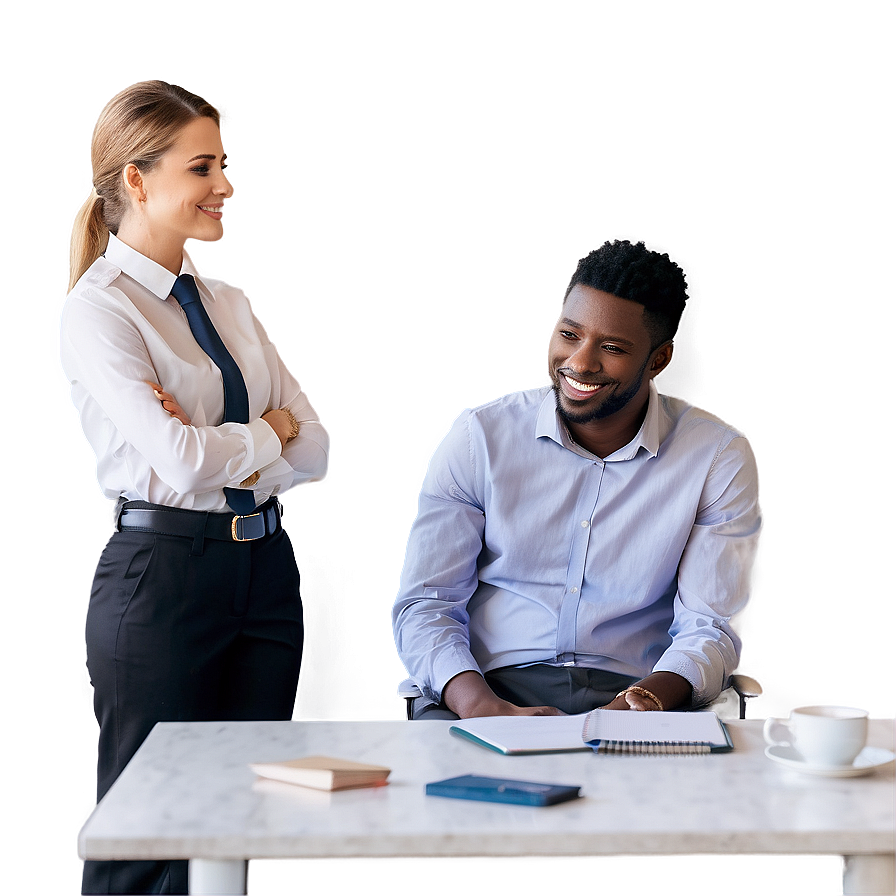 Employee Brainstorming Session PNG dkx18 PNG with transparent background