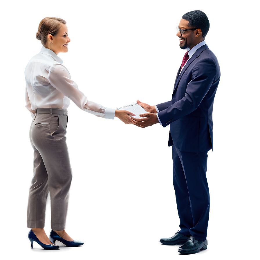 Employee Negotiating Deal PNG 06202024 PNG with transparent background