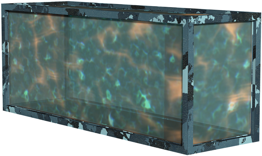 Aquarium, Tank, Old, Rust, Water, Posapo, Apocalyptic, HD Png Download PNG with transparent background