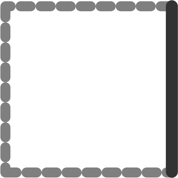 Empty Black Border Frame