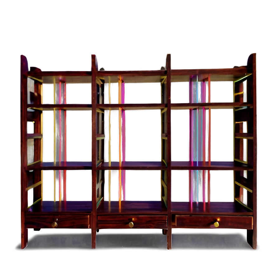 Empty Bookshelf Silhouette Png 06272024