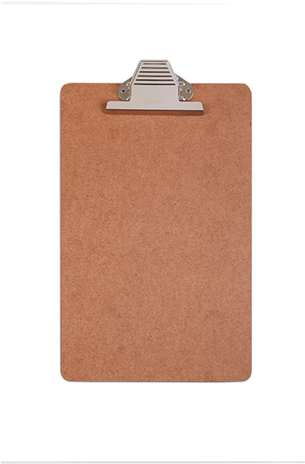 Empty Brown Clipboard