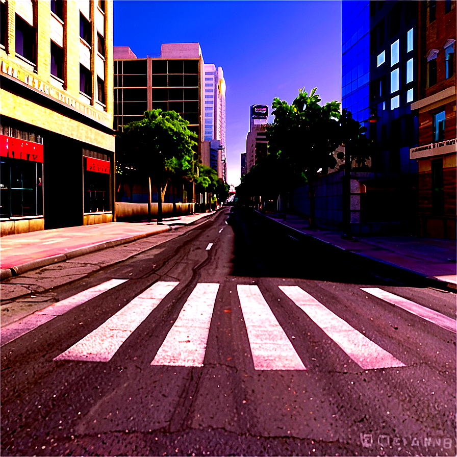 Empty City Street Png Rni4