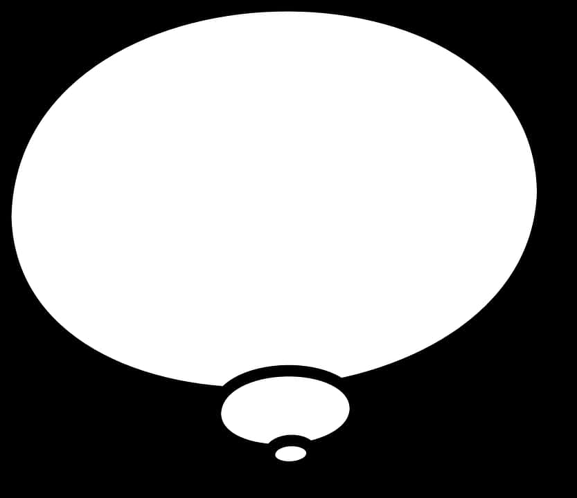 Empty Comic Speech Bubble