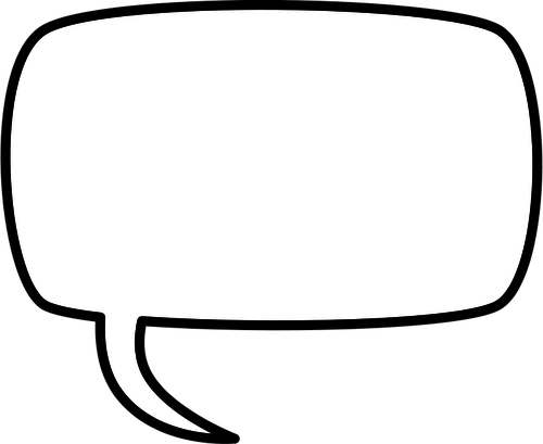 Empty Comic Speech Bubble