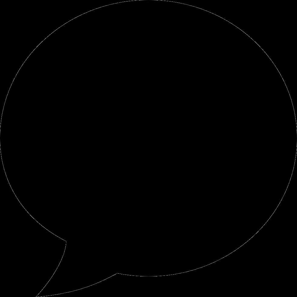 Empty Comic Speech Bubble