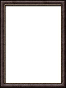 Empty Dark Wooden Frame