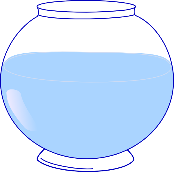 Fish Bowl Clip Art At Clker - Fish Bowl Clipart Png PNG with transparent background