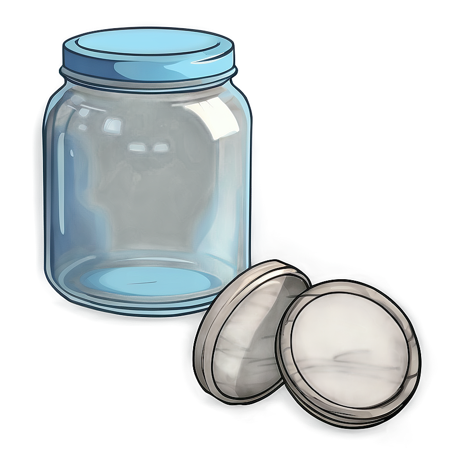 Empty Glass Jar Clipart Png Ism57