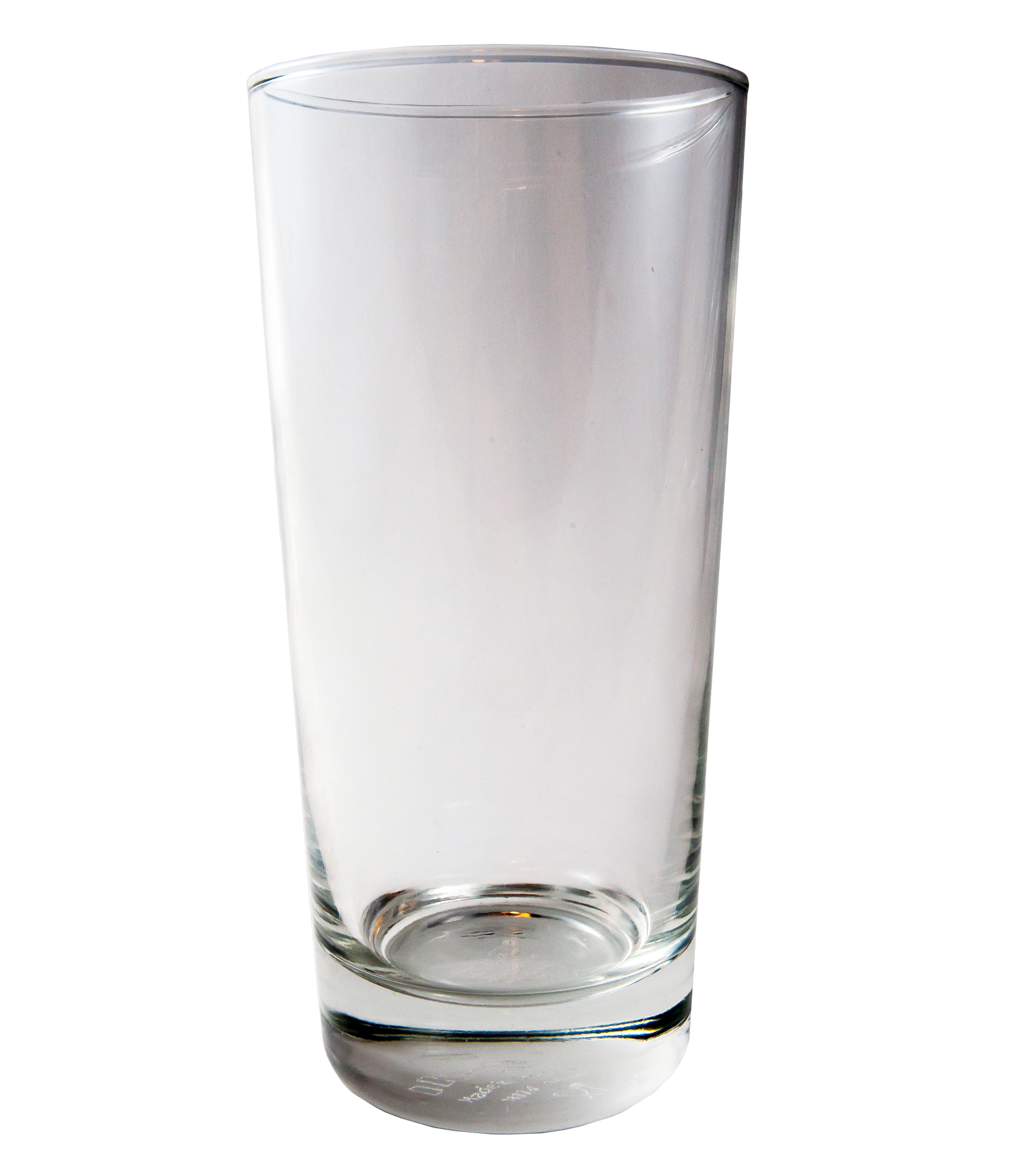 Empty Glass Tumbler PNG with transparent background