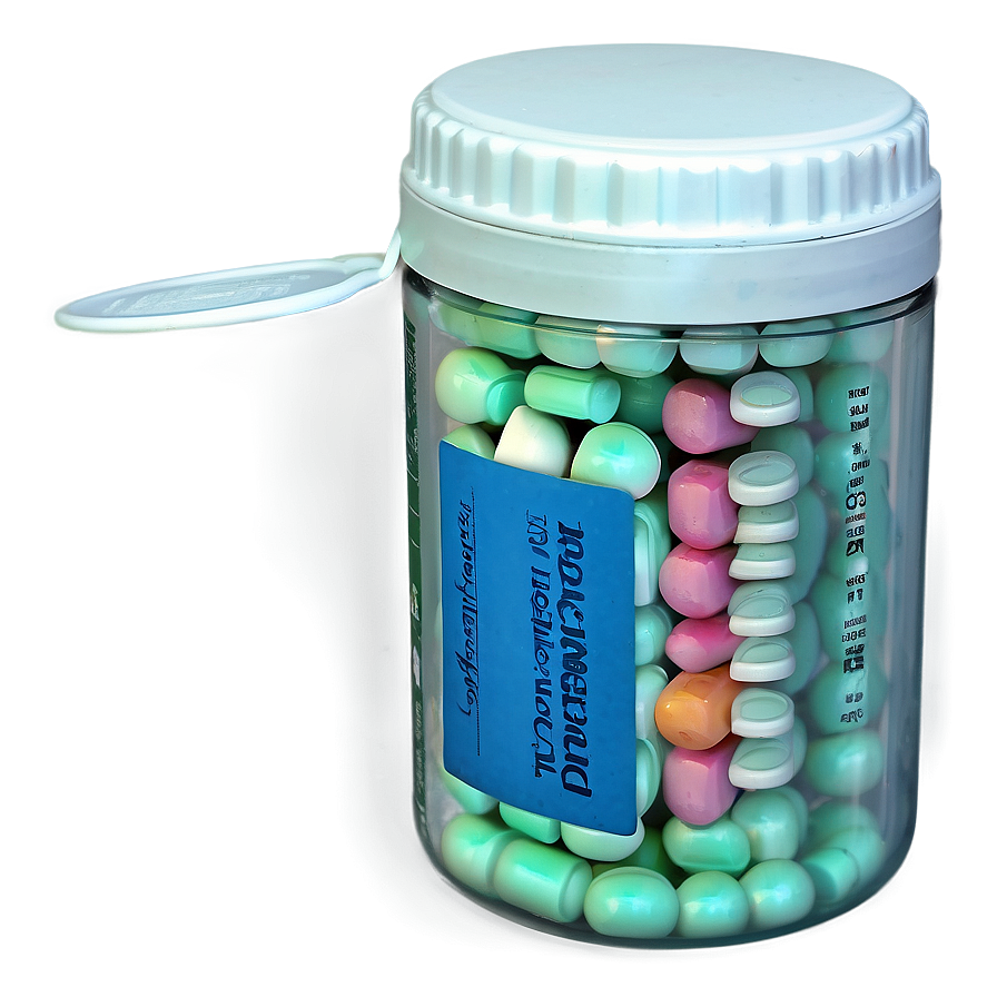 Empty Pill Container PNG spt PNG with transparent background