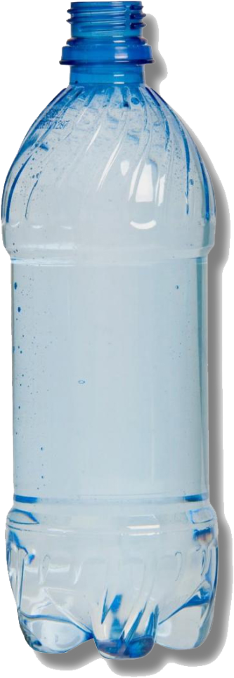 Empty Plastic Water Bottle PNG with transparent background