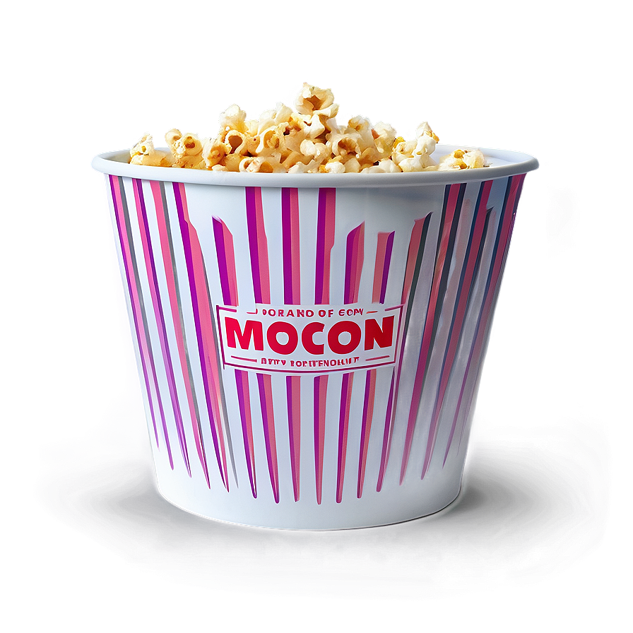 Empty Popcorn Bucket Mockup Png Qww42