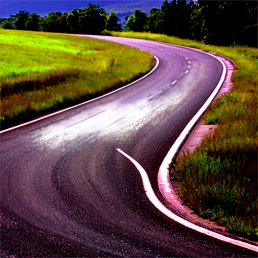 Empty Road PNG 6 PNG with transparent background