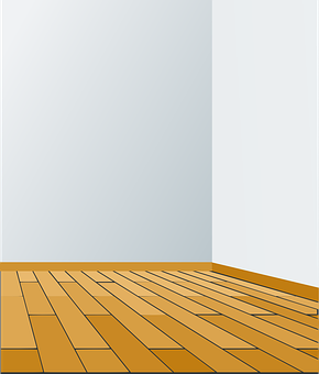 Empty Room Corner Illustration PNG with transparent background