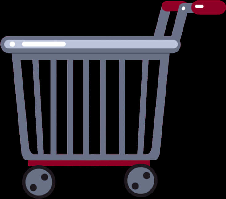 Empty Shopping Cart Icon PNG image with a transparent background, free high-resolution download